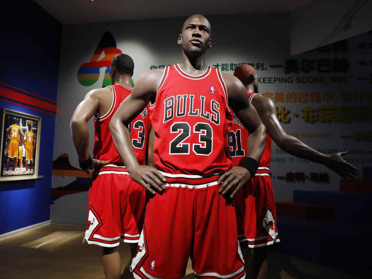 Michael Jordan con la mitica numero 23