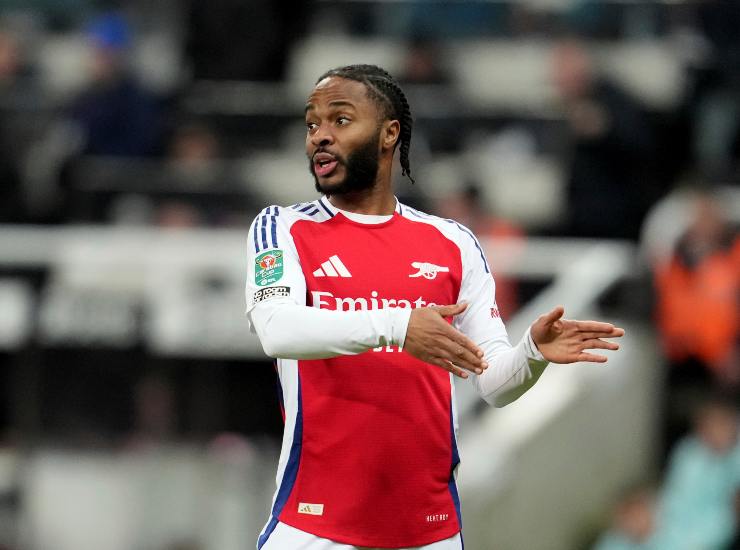 Sterling durante una partita