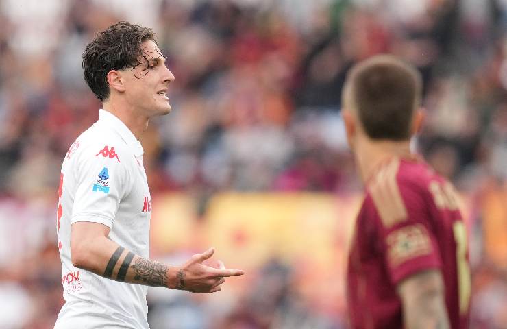 Zaniolo protesta