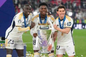 Real Madrid esulta Champions