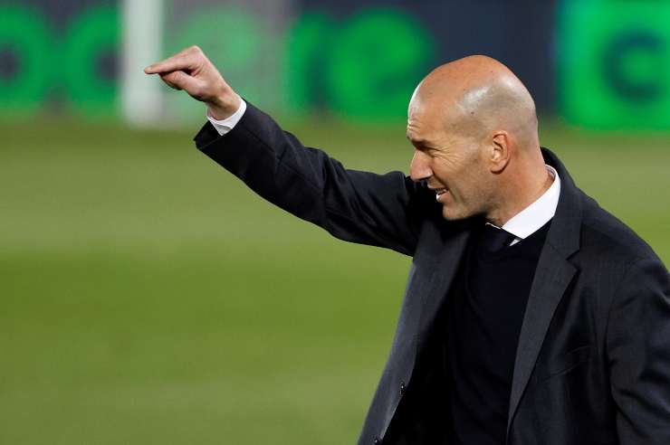 Zidane in panchina